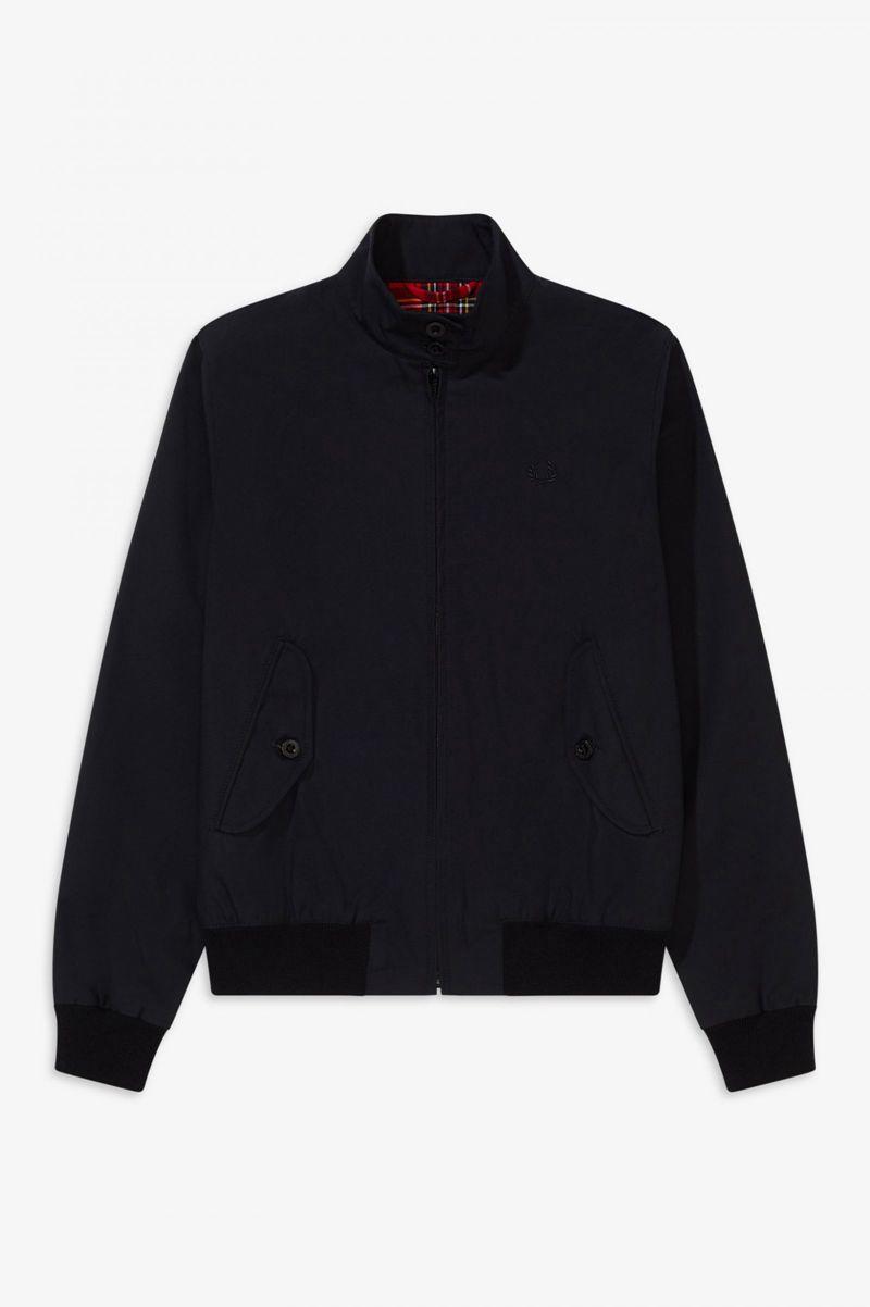 Black Fred Perry J7412 Women's Jackets | PH 1907YXFU